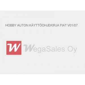 HOBBY AUTON KÄYTTÖOHJEKIRJA FIAT V01/07